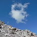 Una delle rarissime nuvolette viste oggi