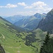 Blick vom Bockmattlipass ins Oberseetal