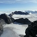 einmalige Gipfel-Aussicht vom Schärhorn, Richtung Clariden
