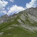 Aufstiegsflanke zur Landschaftsspitze-sieht gar nicht so schwierig aus