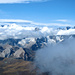 Vue sur le Mont-Blanc à l'ouest