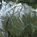 gesamte Auf-/Abstiegsroute von der Alp Naustgel