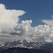 Schauerwolken über den Dolomiten
