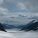 Abstieg vom Jungfraujoch über den Jungfraufirn zum Konkordiaplatz