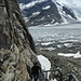 Aufstieg vom Konkordiaplatz zur Konkordiahütte (2850 m)