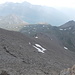 die lange Kammlinie bis zum Sattel Col de Solières. Rechts der Mont Froid (2822m)