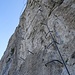 steiler Klettersteig