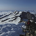 Die letzten Meter zum Gipfel des Gross Grünhorn (4044 m)
