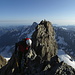 Aufstieg vom Hugisattel (4088 m) über den Nordwestgrat zum Finsteraarhorn (4274 m) 