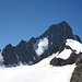 Finsteraarhorn (4274 m) von der Oberaarjochhütte (3256 m) aus gesehen