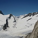 An der Gemschlicke (3335 m) <br />Blick nach Westen zur Grünhornlücke