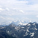Blick in die Bernina-Alpen - leider alles sehr dunstig