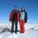 Tanja und ich auf dem Gipfel des Piz Vadret 3199m