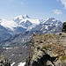 grandioser Ausblick zum Weisshorn