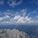 Nochmal Blick auf die Ammergauer Alpen über die Waxensteine hinweg