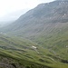 Blick hinunter zur Alp la Stretta