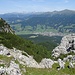 Tiefblick zum Startort, der Haunoldhütte über Innichen