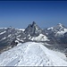 Auf dem Breithorn - Sicht zum Matterhorn