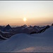 Abendstimmung mit Matterhorn und Dufourspitze