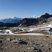Lötschepass mit Blick zu den Walliser Alpen