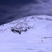 Im Abstieg vom Elbrus - Blick vom Sattel zur östlichen Kuppe.
