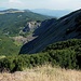 Panorama dal Monte Roncalla sulla sottostante Conca Tribolata e sulla suggestiva Ciapa Liscia