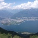 Cresta del Gambarogno : vista sul Lago Maggiore e il Locarnese