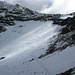 Abstieg vom Campo Tencia - zwei Berggänger in der Steilpassage des Gletschers
