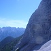 Steiler Grat der Unteren Wettersteinspitze mit Gamswechseln
