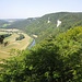 Der selbe Ort: unten die Donau - Blick nach West Richtung Tuttlingen & Baar. Der Fels links vom Breiter Fels ist ~100m von der KolbingerHöhle entfernt
