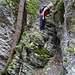 das kleine Couloir im Rückblick
