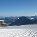 auf dem Ochsentaler Gletscher, mit Blick zum Silvretta Stausee hinunter