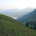 Blick zum Schwarzsee - Aufstieg