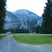 Kurz nach dem Start, das Hotel Waldhaus