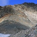 Blick zum Augstenhüreli (3027m) am Rande vom Chüealp Gletscher.