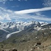 das Bernina-Massiv mit interessanten Wolken-Formationen