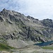 Piz Grevaselvas und Lägh dal Lunghin. Etwas oberhalb des Lägh entspringt der Inn/En.