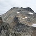 Blick vom grossen T6 Grat auf den kleineren und den Gipfel.