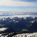 Bergen: Anflug über Gletscher ..