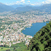 Vom Klettersteig aus hat man bereits beste Aussicht auf Lugano.