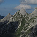 Geiselstein, Gumpenkarspitze, Gabelschrofen, Krähe von li nach re / da sinistra a destra