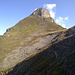 Blick vom Grat zum Gipfel des Druesberg