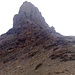 Spitzmeilen von Osten - Der Aufstieg beginnt links am Felsvorsprung