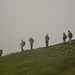 Ambiance sinistre au Guli Pass (2940m), l'Ushba est en principe derrière le brouillard.