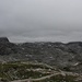 Blick zurück. Der Schladminger Gletscher und der Hohe Dachstein liegt immer noch in den Wolken.