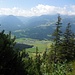 Buchensteinwand - Pfaffenschwendt liegt unten im Tal