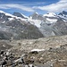 The impressive 4000m peaks of the Saastal