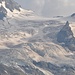 Zoom auf den Roseg-Gletscher.
