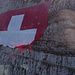 das 1. August Wochenende in den Schweizer Bergen geht zu Ende und schon wird die Fahne eingerollt ;-)<br /><br />-aus der Gondel fotografiert-