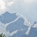 Zoom auf den Piz Bernina mit Biancograt.
